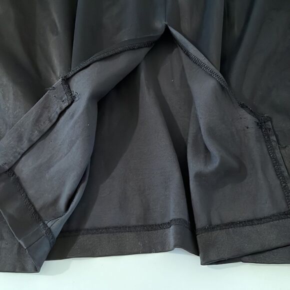 XOXO Black Satin Corset Party Dress with Stud and Rhinestones Accents Size 7/8 - Picture 10 of 10